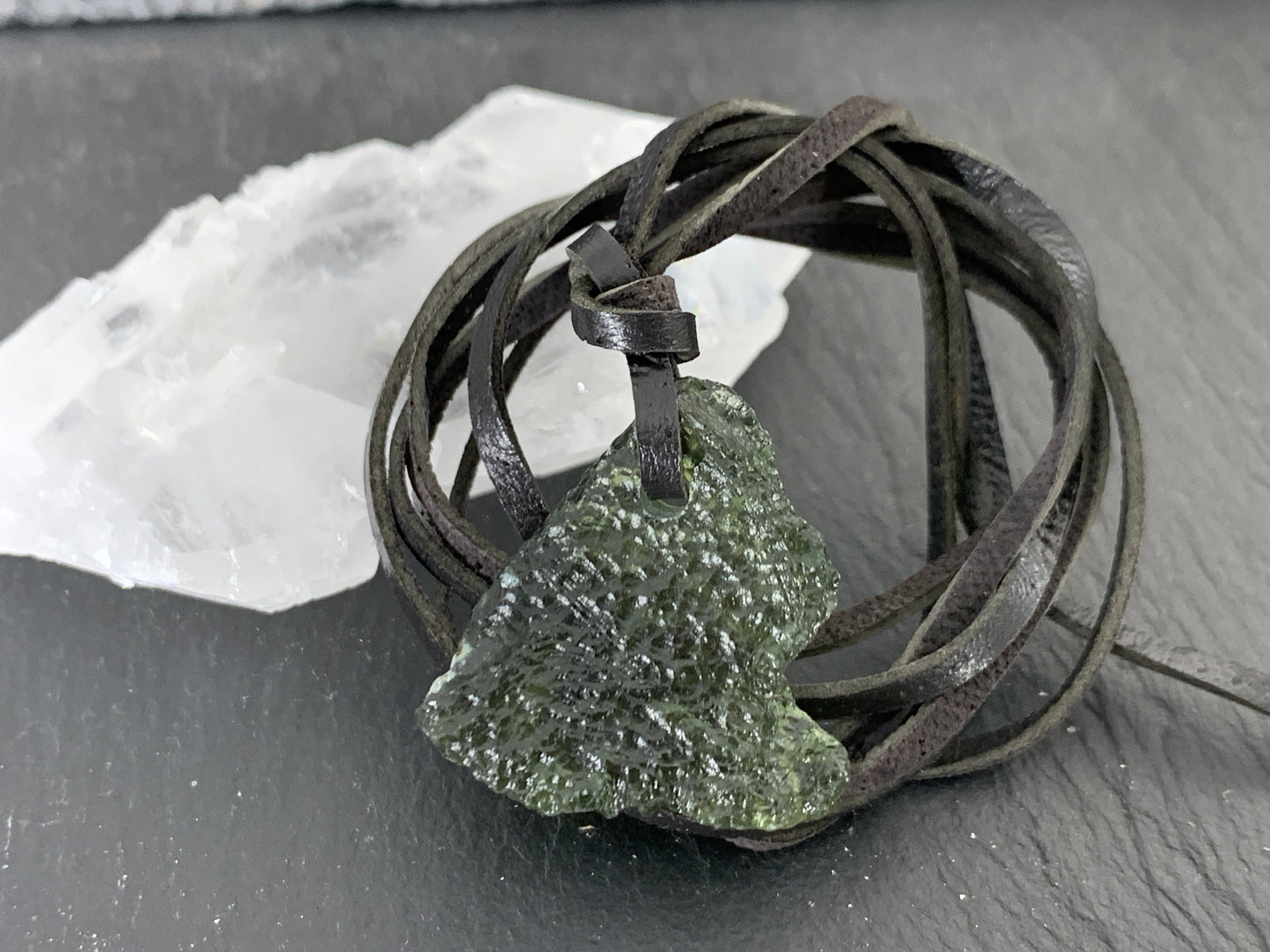 Rough Moldavite Pendant 2.6g