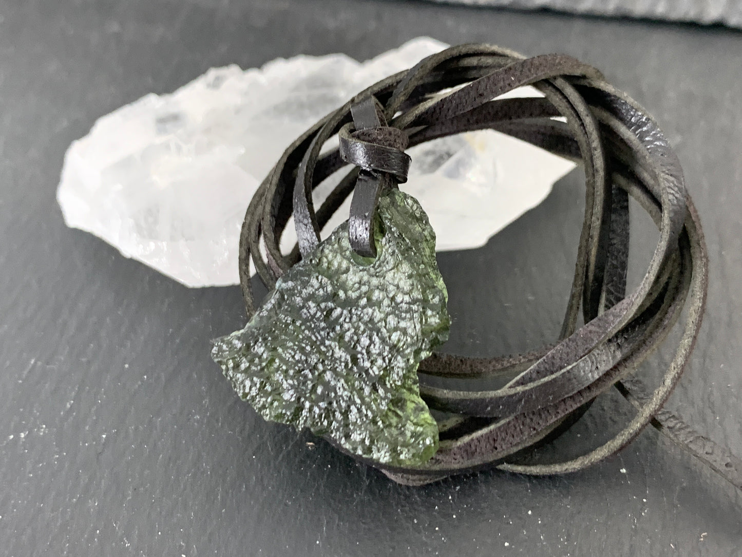 Rough Moldavite Pendant 2.6g
