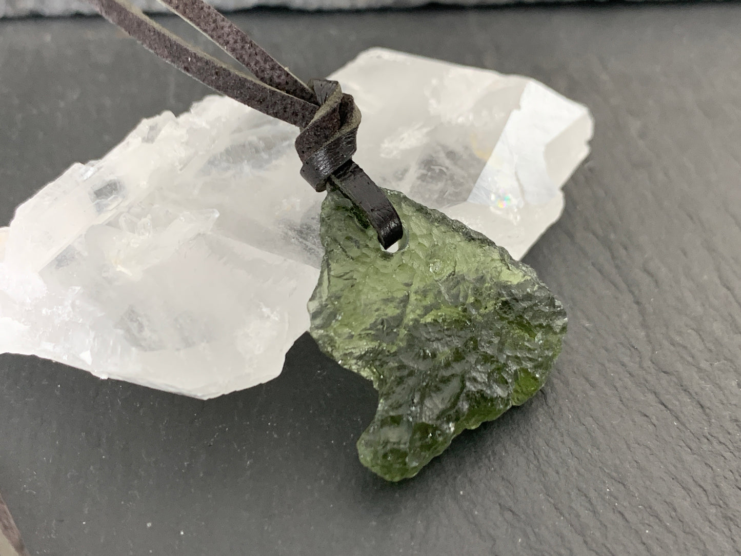 Rough Moldavite Pendant 2.6g