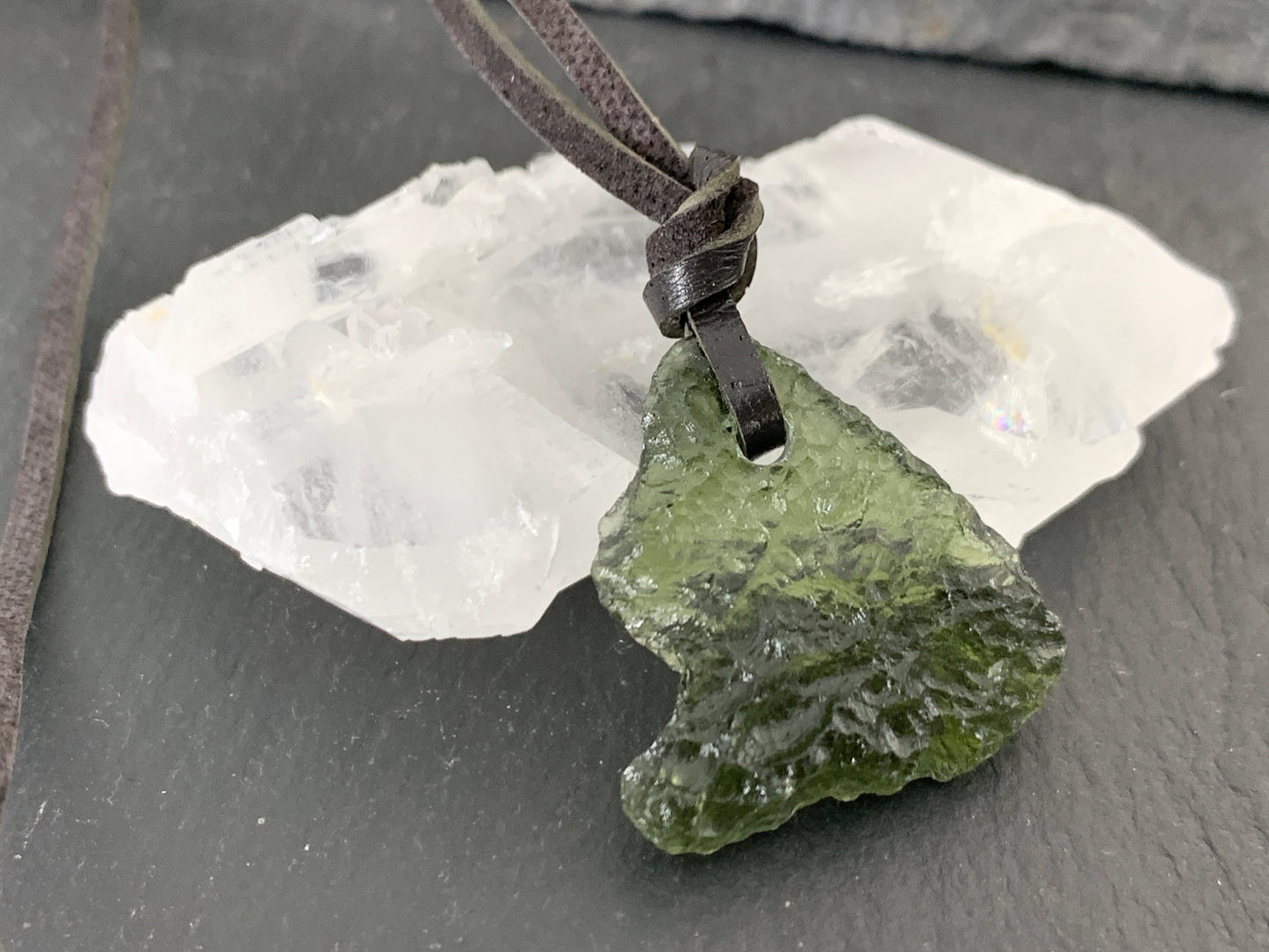 Rough Moldavite Pendant 2.6g