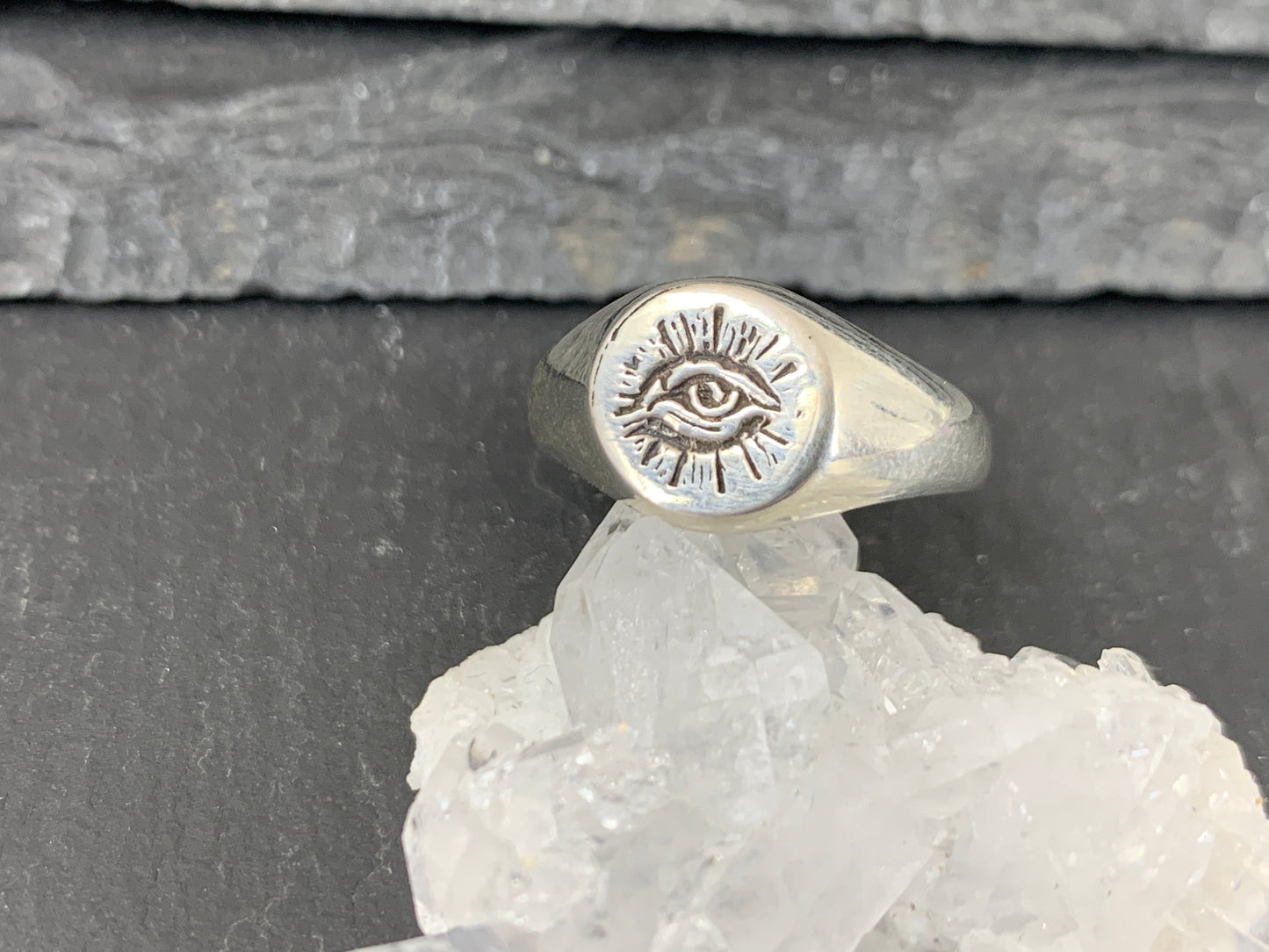 All Seeing Eye Signet Ring