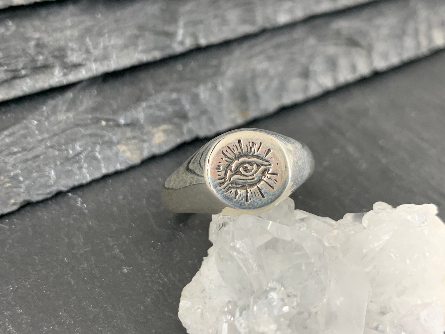 All Seeing Eye Signet Ring