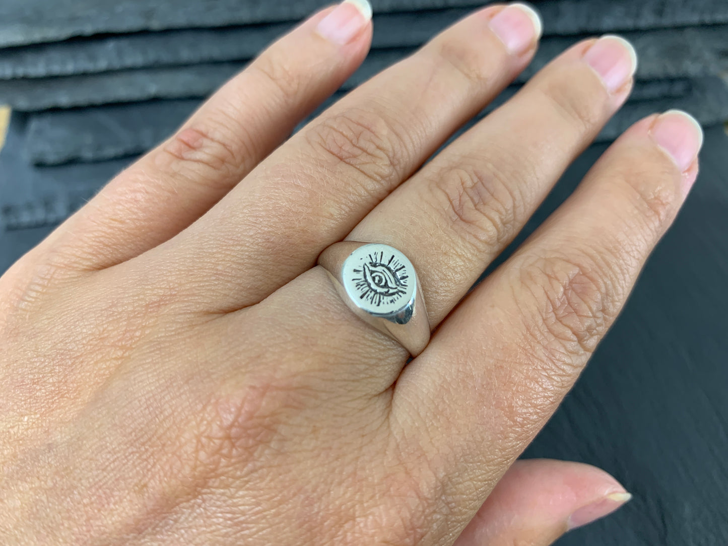 All Seeing Eye Signet Ring