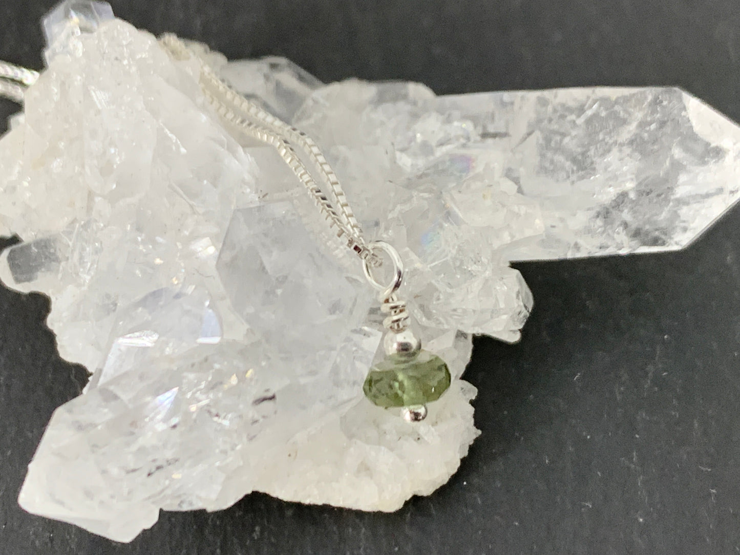 Minimalist Moldavite Pendant
