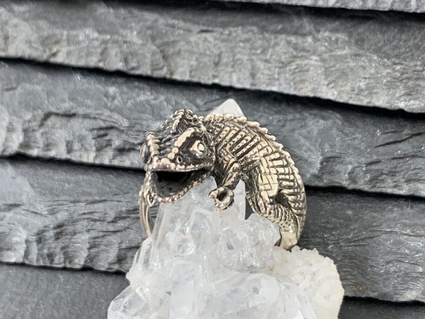 "Chameleon" Sterling Ring size 7US