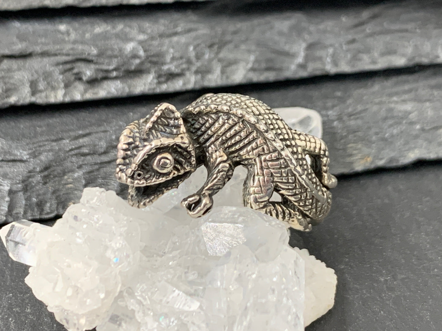 "Chameleon" Sterling Ring size 7US