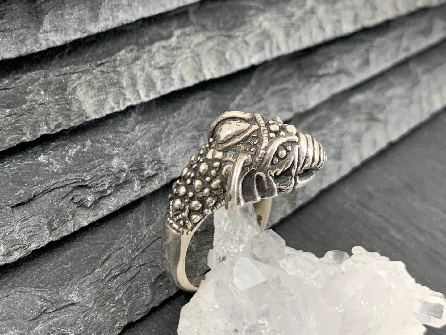 "Elephant" Sterling Silver Ring size 6.5, 8 & 9 US