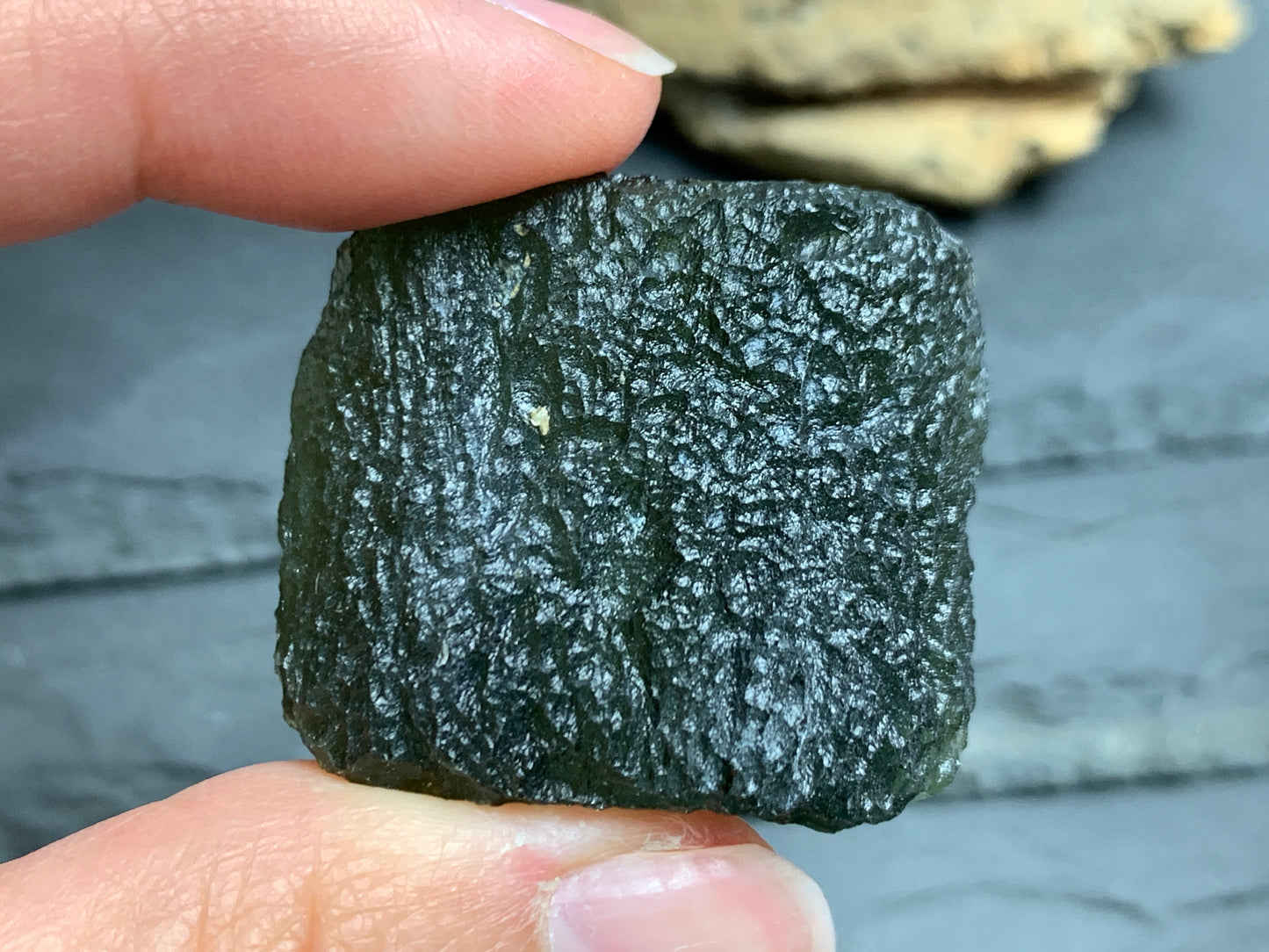 Large Czech Rough Moldavite 15.94g
