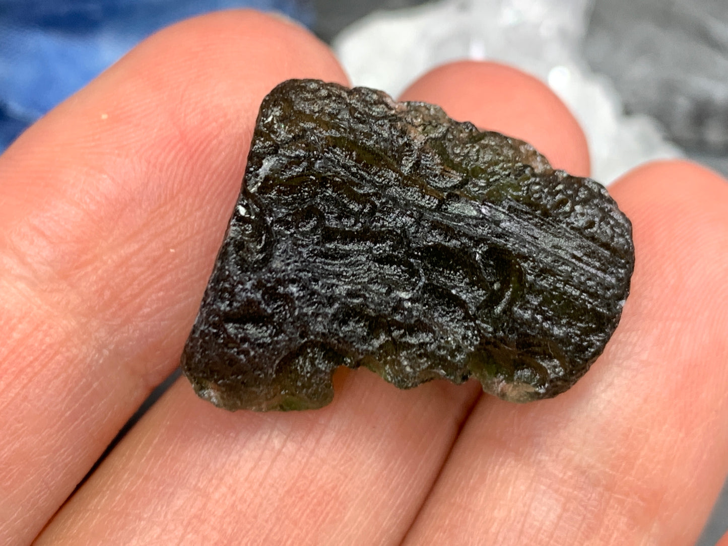 Moldavite 4.36gr - Raw Moldavite from Chlum