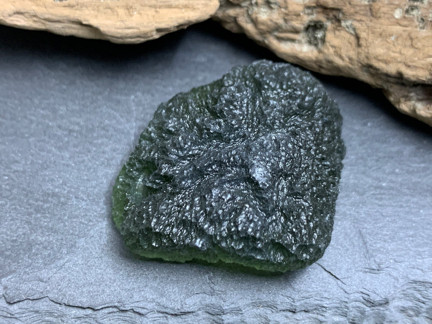 Large Czech Rough Moldavite 15.88g