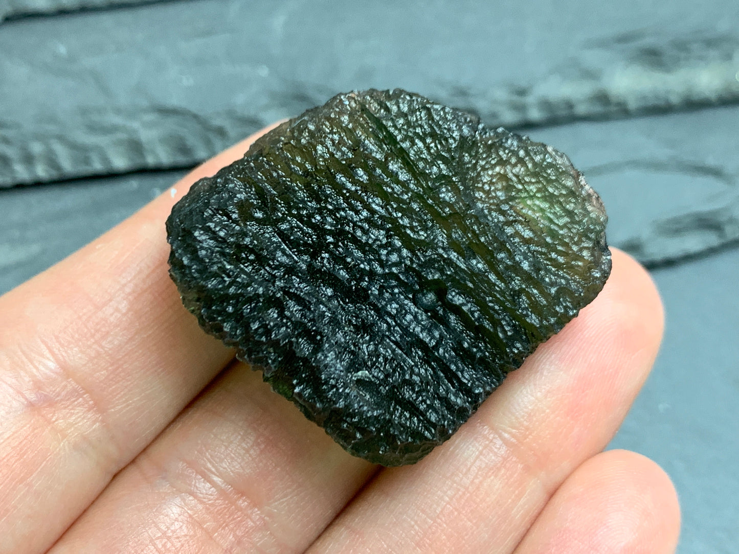 Large Czech Rough Moldavite 15.88g
