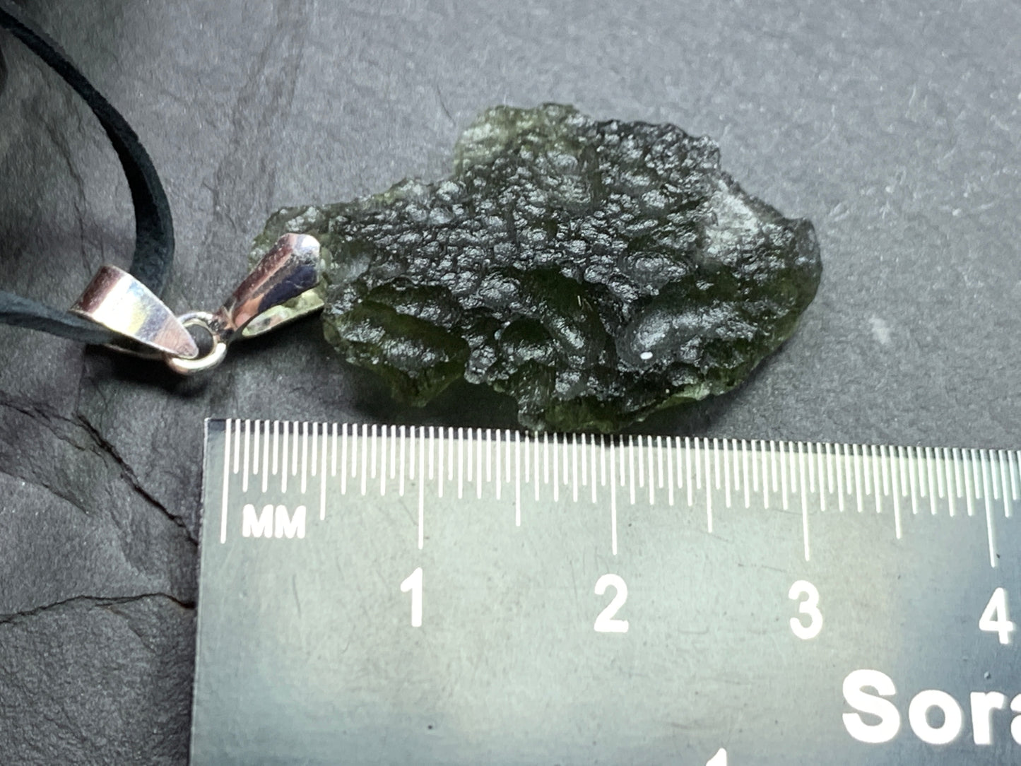 Raw Moldavite pendant 4.3g