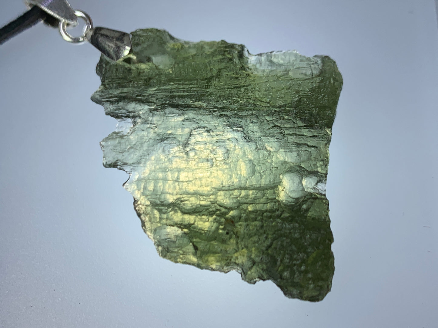 Raw Moldavite pendant 4.2g
