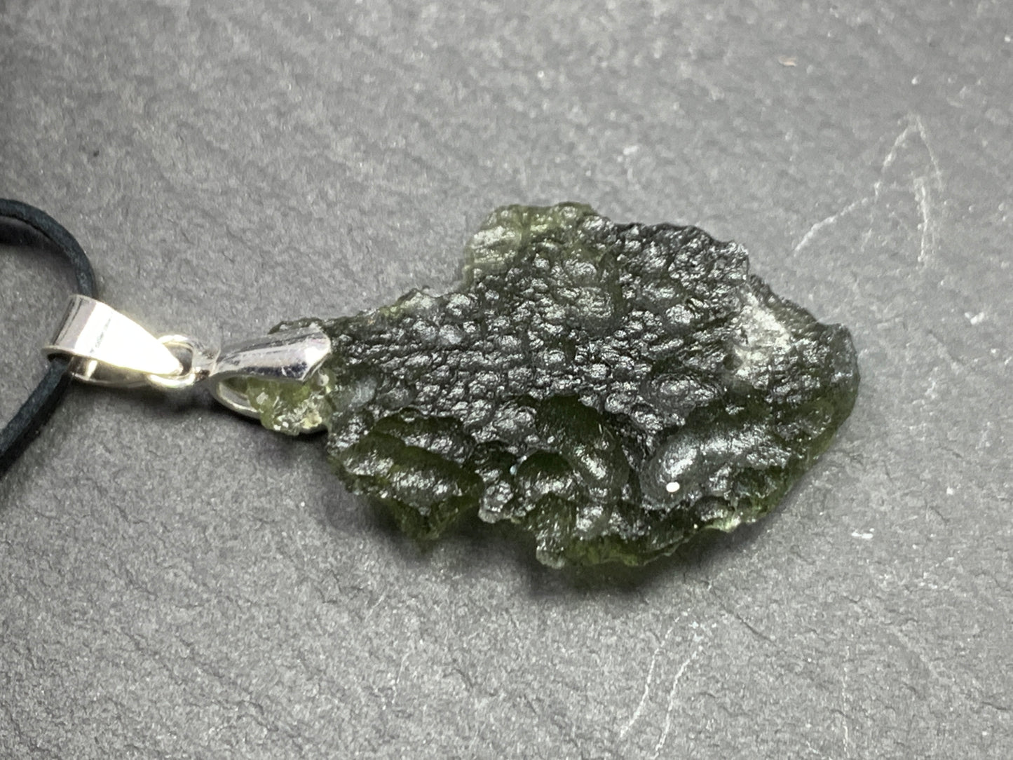 Raw Moldavite pendant 4.3g