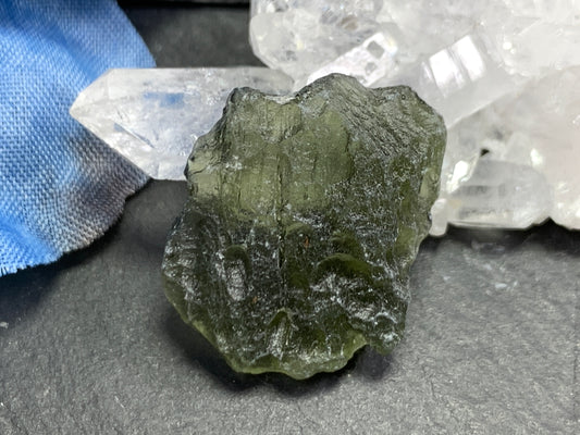 Moldavite 2.42g- Raw Moldavite from Chlum