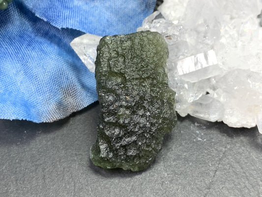 Moldavite 3.23g- Raw Moldavite from Chlum