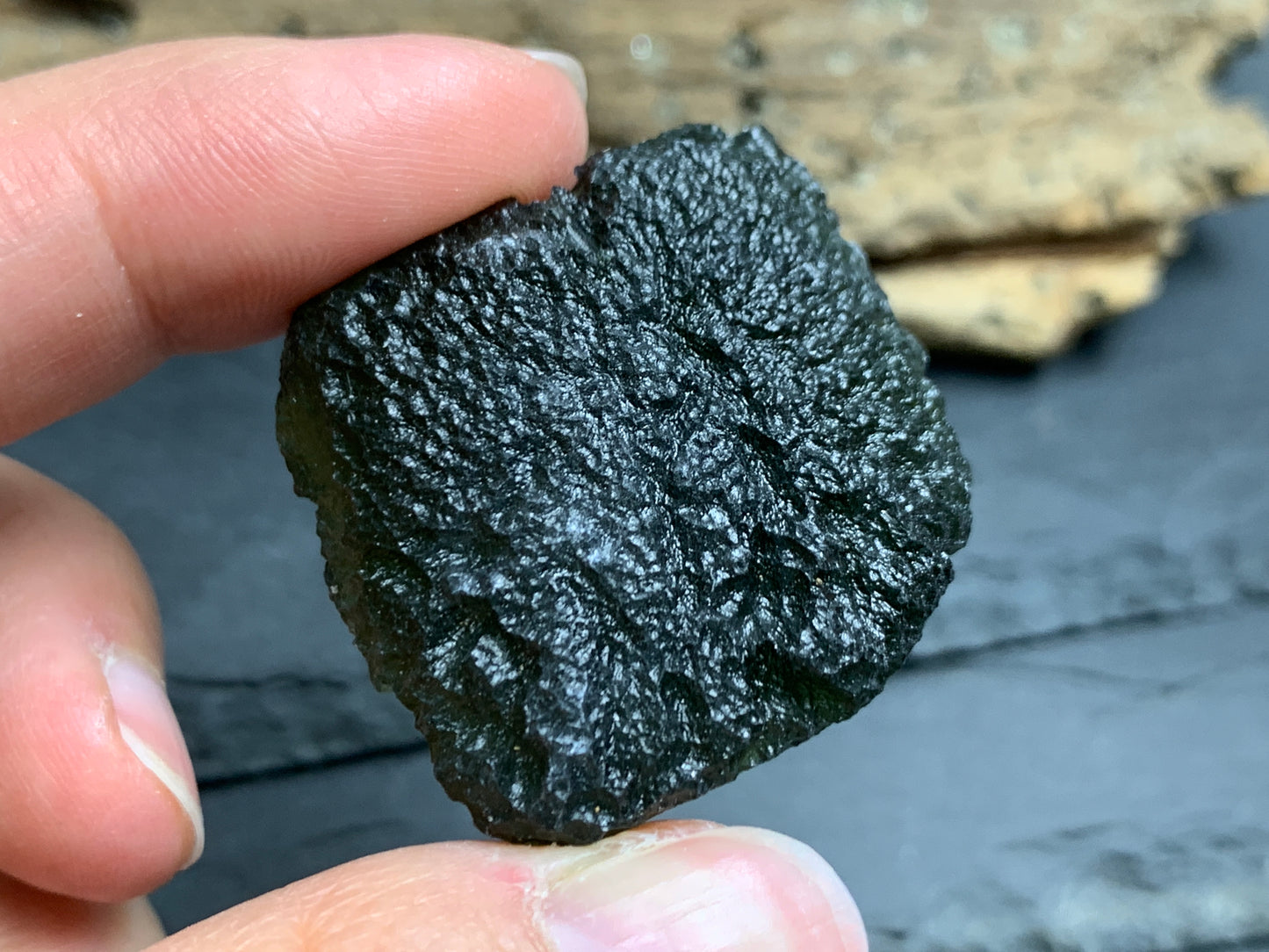 Large Czech Rough Moldavite 15.13g