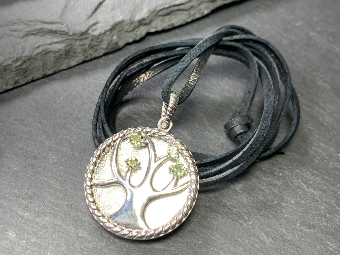 Tree Moldavite & Muonionalusta Meteorite pendant