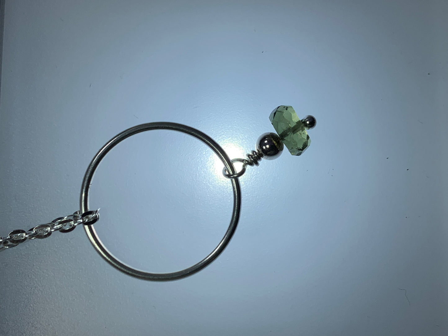 Minimalist Moldavite Pendant