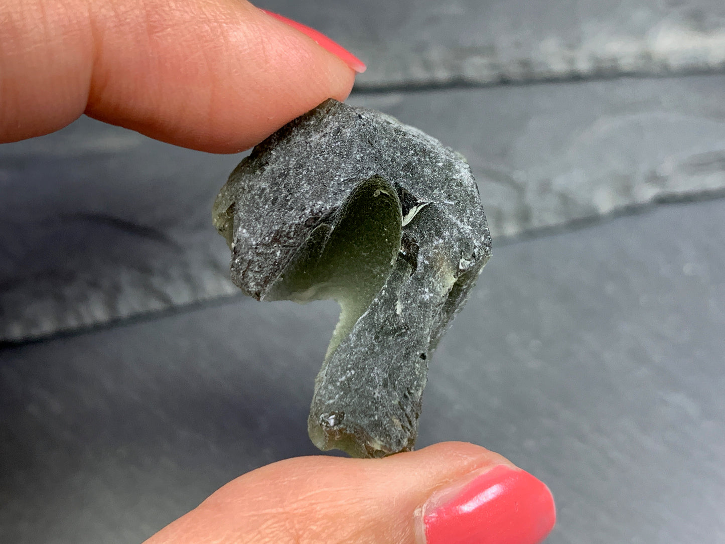 Moldavite 8.81gr - Raw Moldavite from Chlum