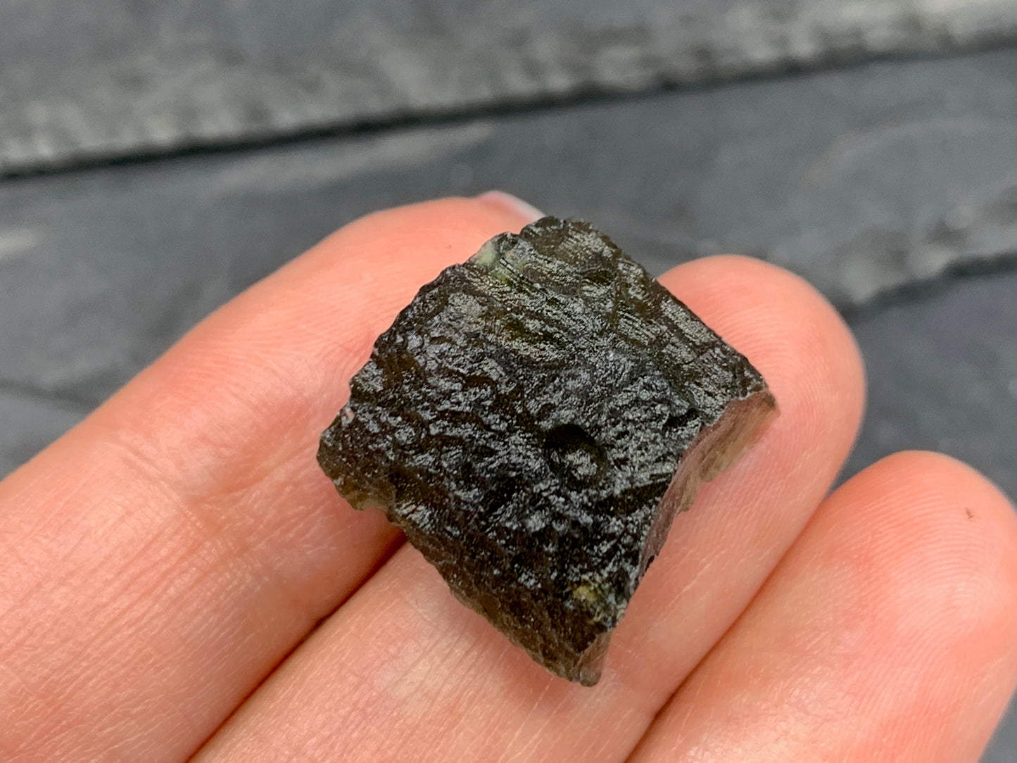Moldavite 4.04gr - Raw Moldavite from Chlum