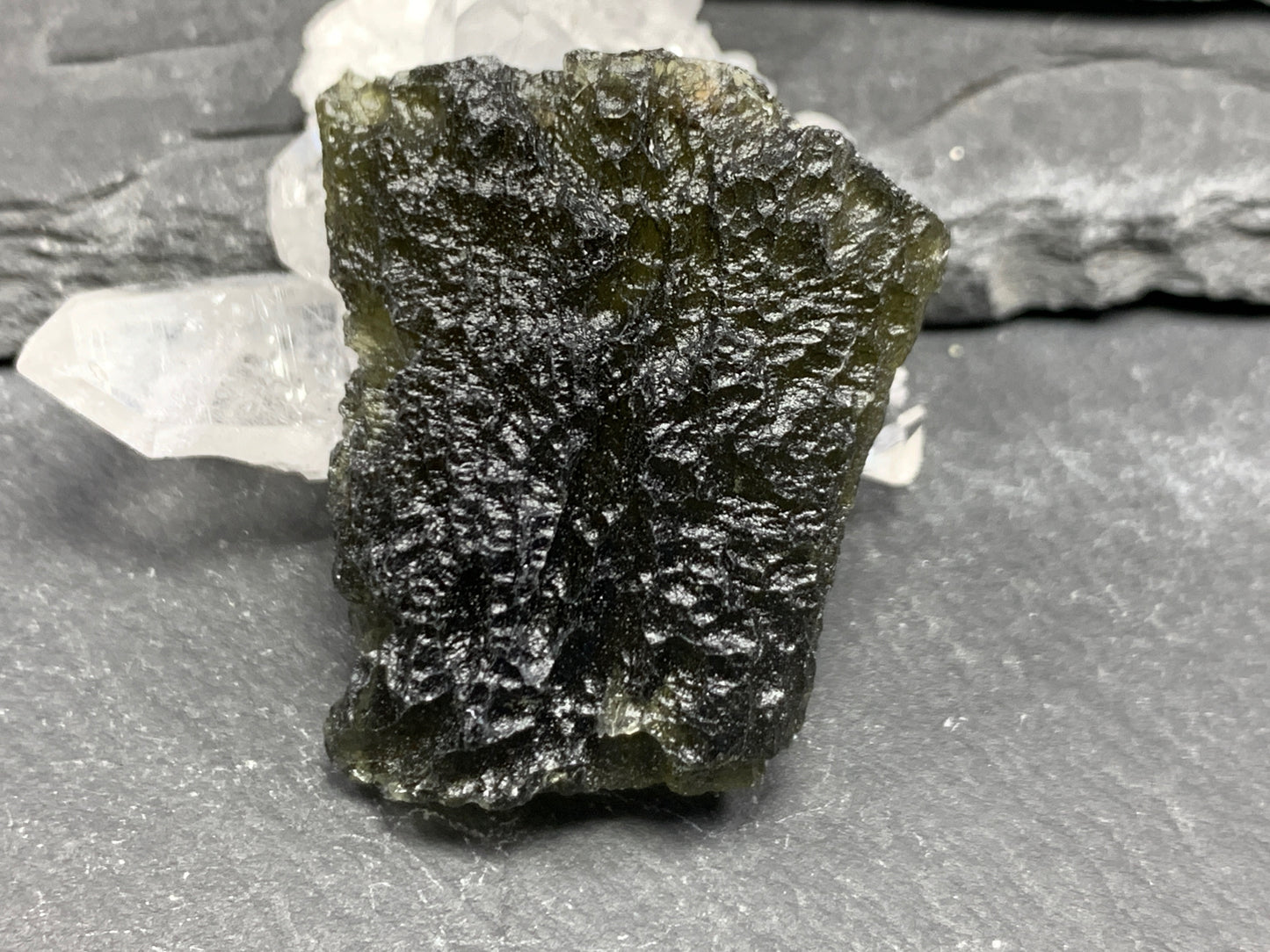Large Rough Moldavite 12.08g/ rough Moldavite crystal