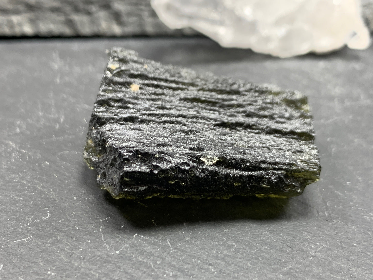 Large Rough Moldavite 12.08g/ rough Moldavite crystal