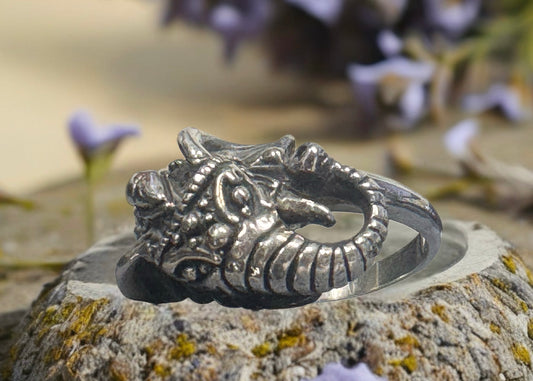 "Elephant" Sterling Silver Ring  size 6.5, 8 & 9 US