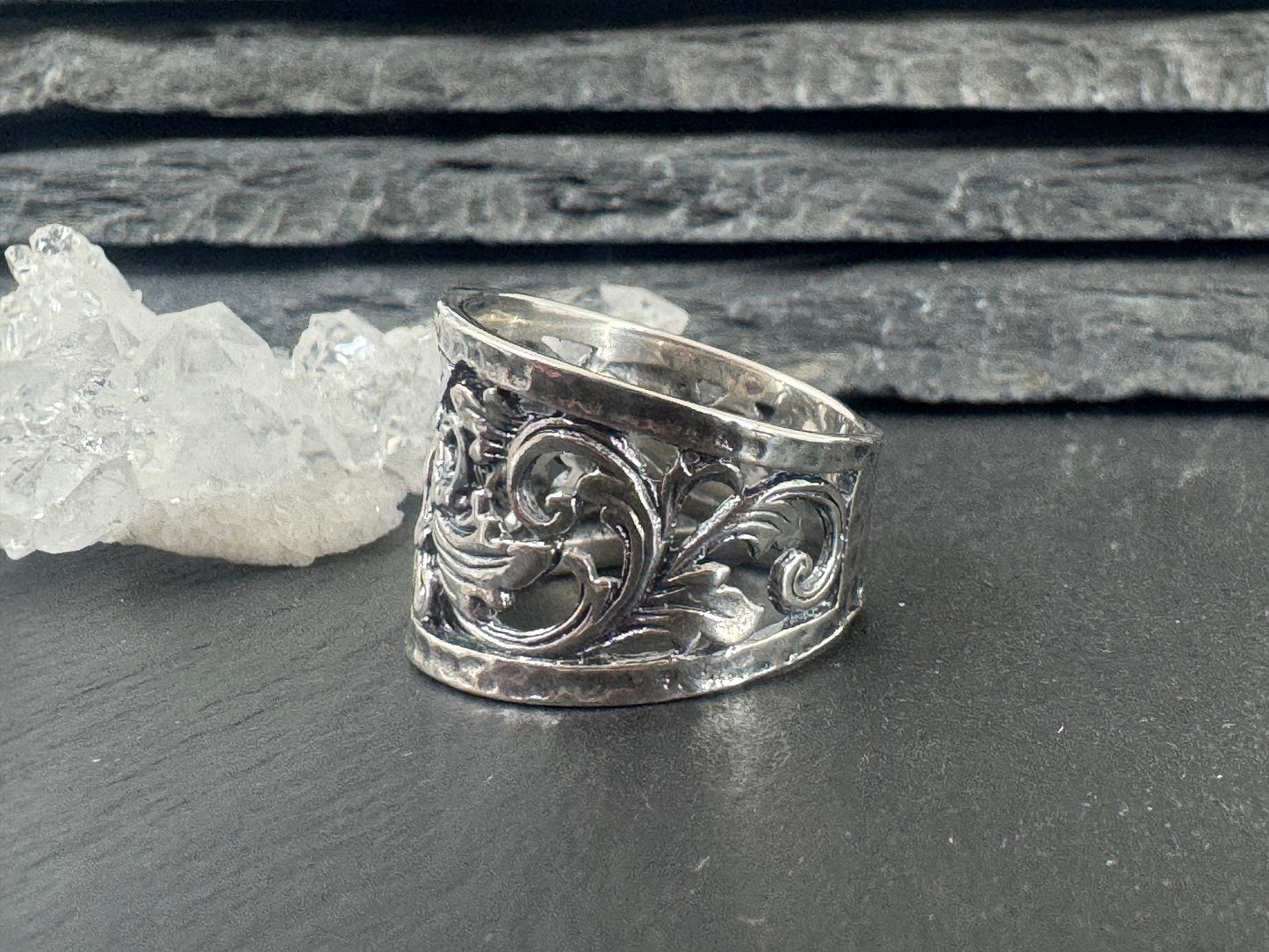 "Floral" Sterling Silver Ring