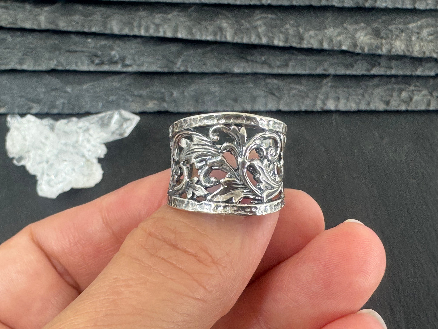 "Floral" Sterling Silver Ring