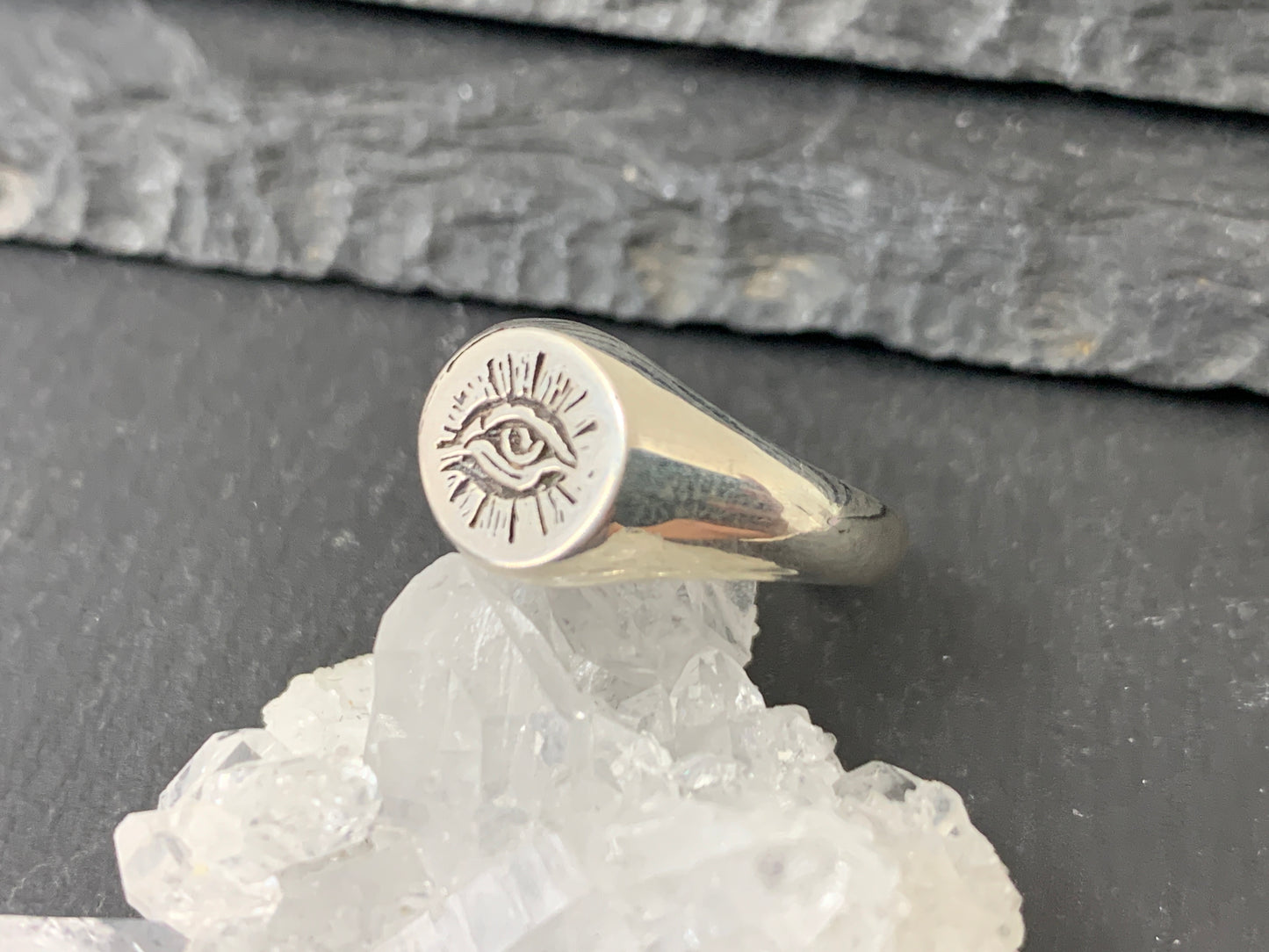 All Seeing Eye Signet Ring