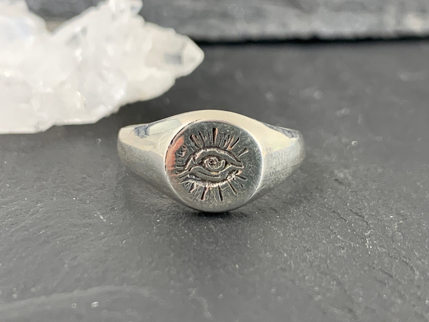 All Seeing Eye Signet Ring