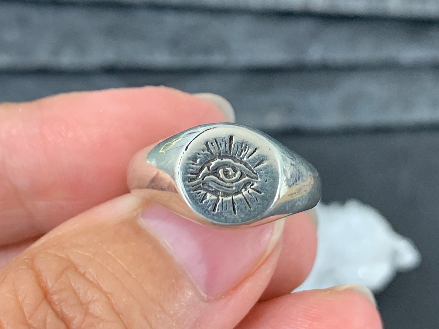 All Seeing Eye Signet Ring