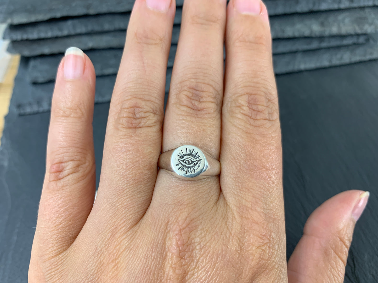 All Seeing Eye Signet Ring