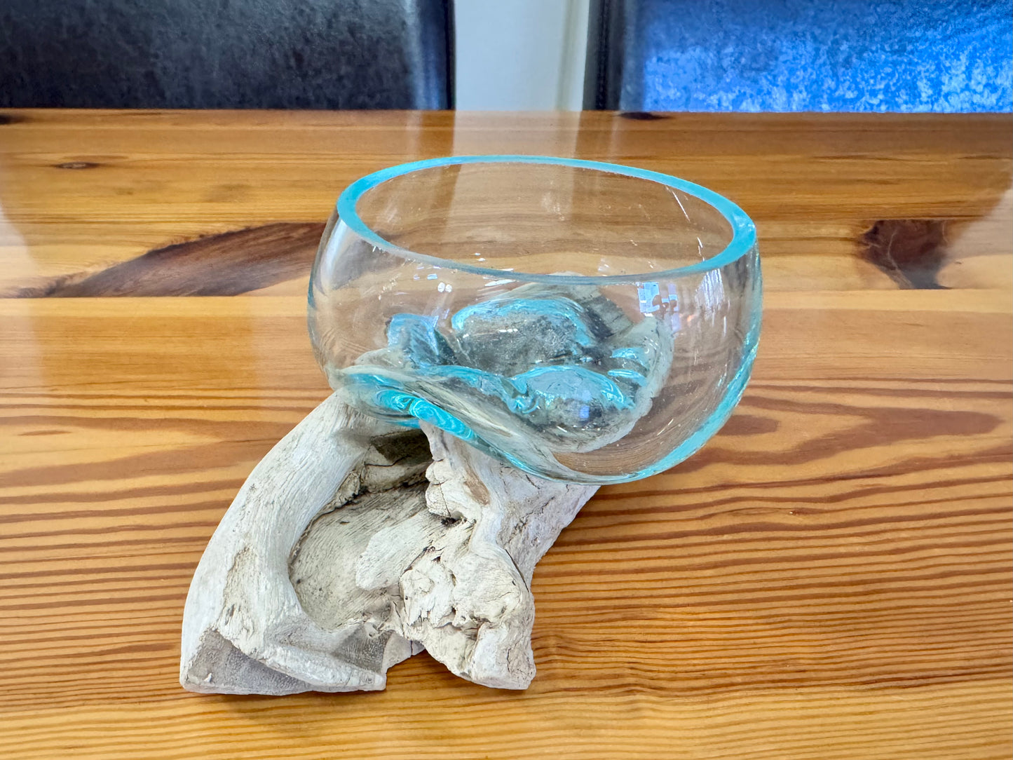 Driftwood & Glass Decor 6x4in