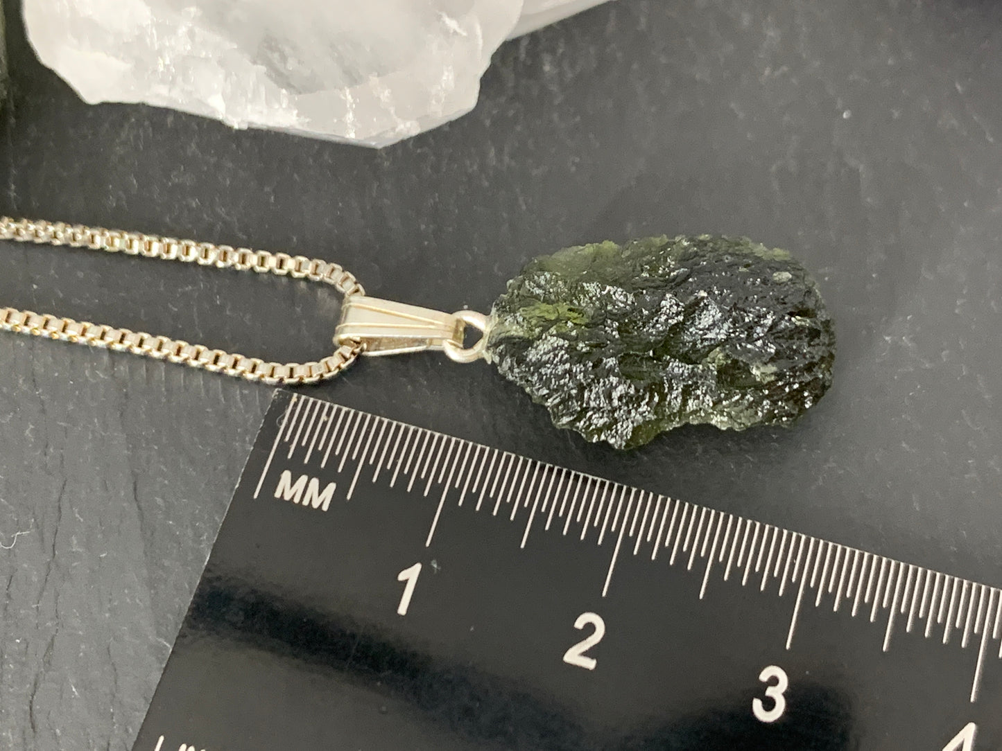 Raw Moldavite Pendant 2.4g