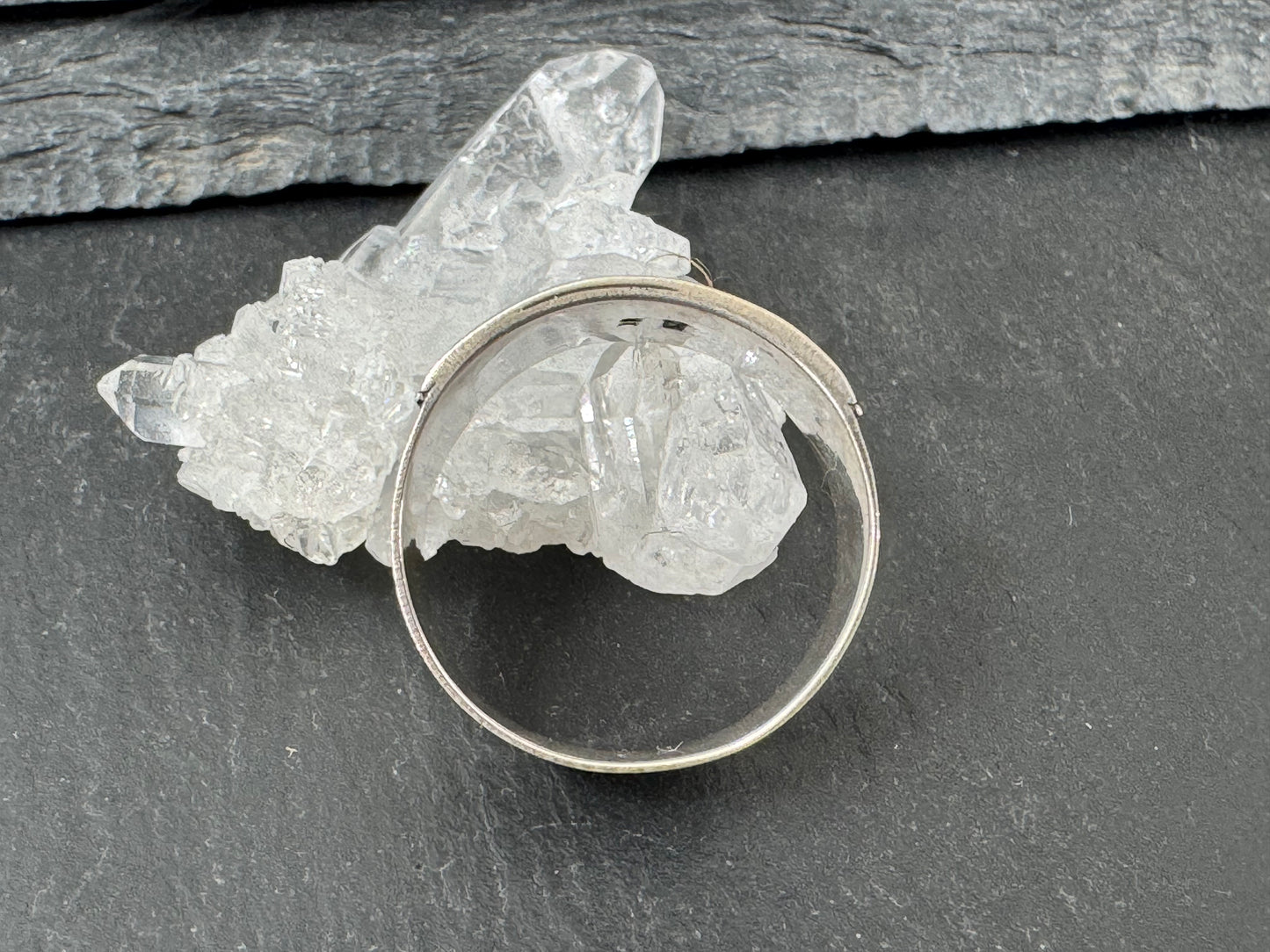 Tribal Sterling Silver Gold Platted ring 9.5US