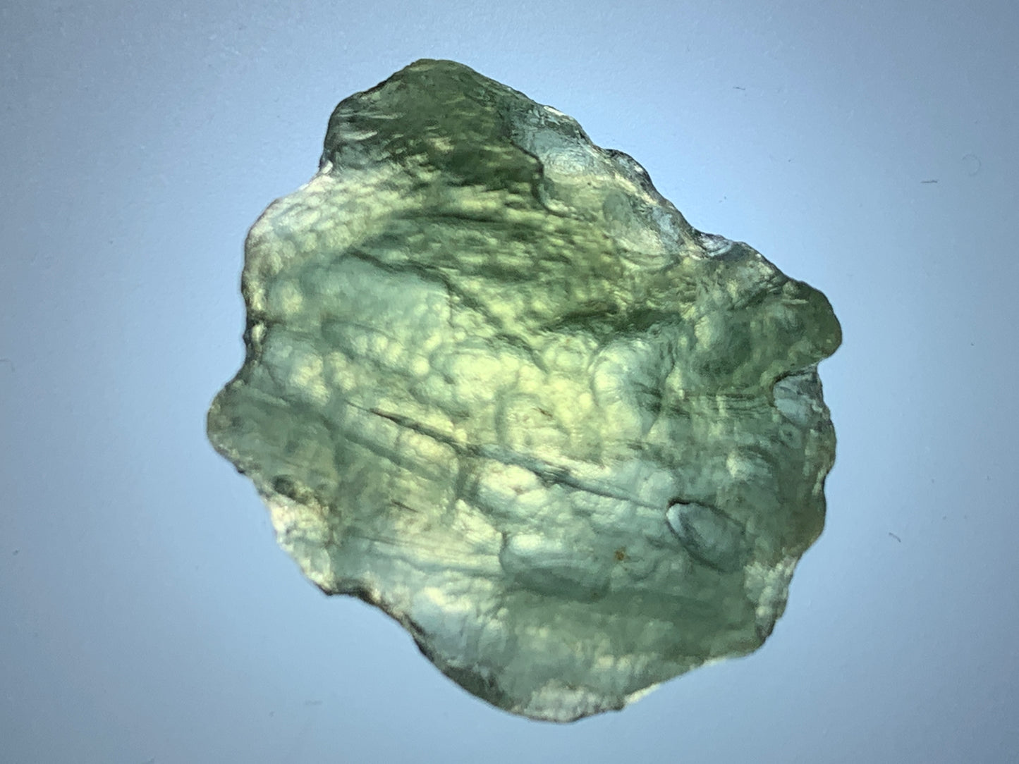 Moldavite 2.42g- Raw Moldavite from Chlum