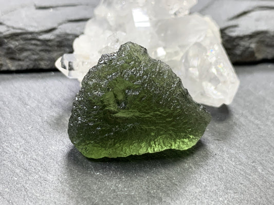 Moldavite 4.39gr- Raw Moldavite from Chlum