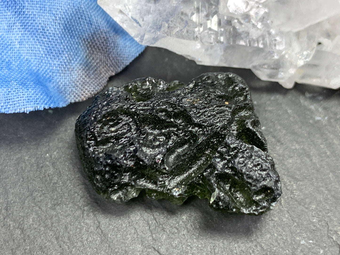Moldavite 4.36gr - Raw Moldavite from Chlum