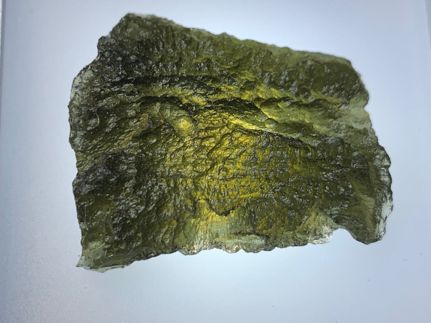 Large Rough Moldavite 12.08g/ rough Moldavite crystal