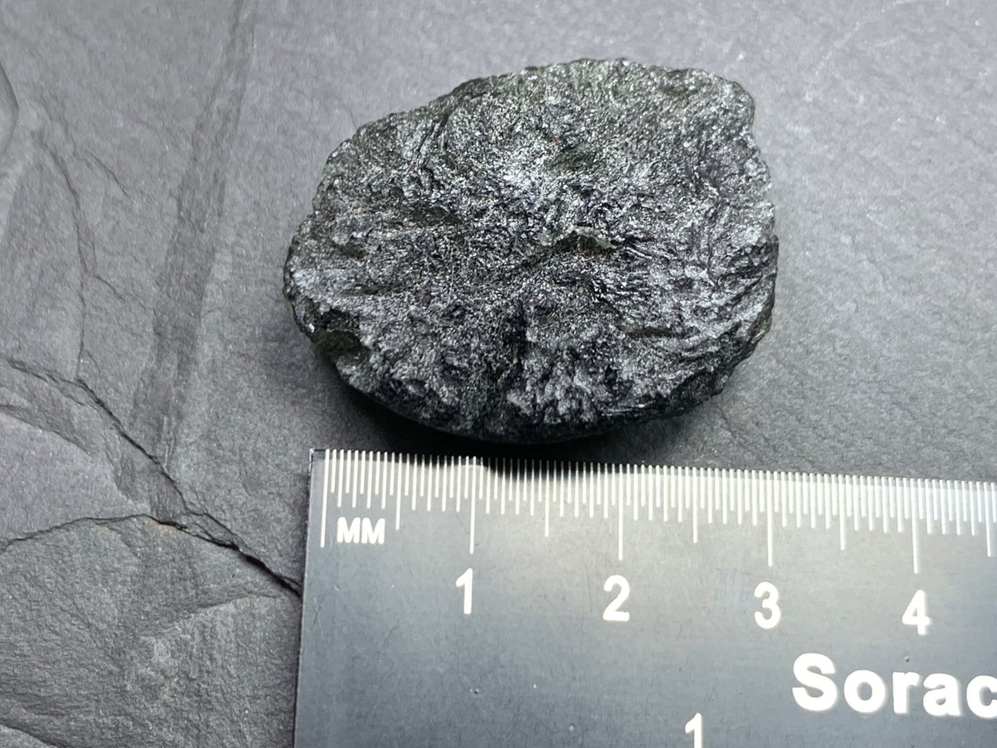 Large Rough Moldavite 16.75g/ rough Moldavite crystal